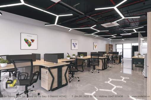 [3D] Thiết kế – Thi công Công Ty TNHH The Sim - Ảnh 2
