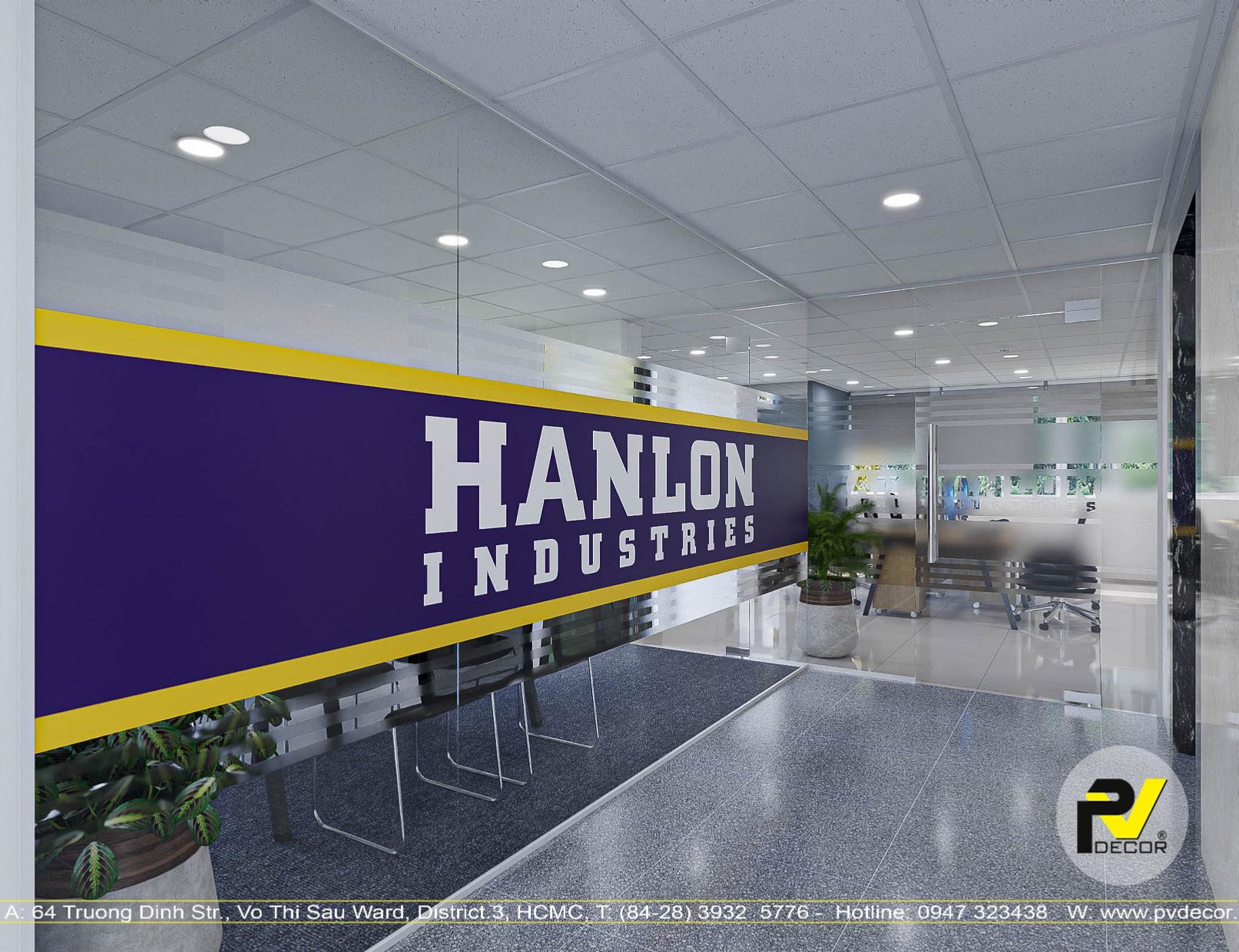[3D] Thiết kế – Thi công HANLON INDUSTRIES