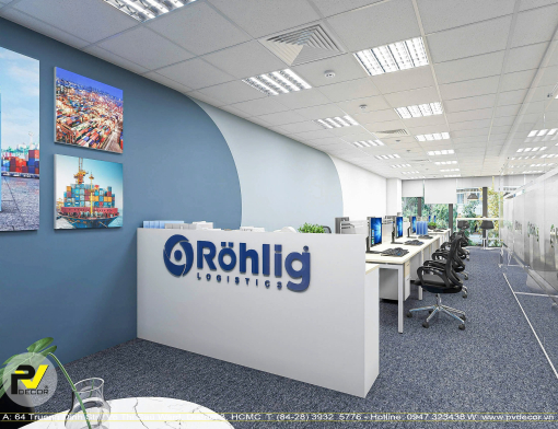 [3D] Thiết kế – Thi công Röhlig Logistics Vietnam Limited - Ảnh 2
